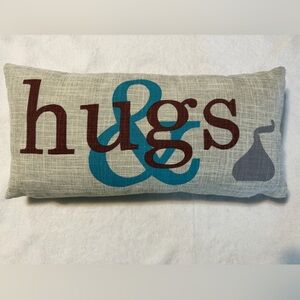 Hugs & Kisses Lumbar Accent Throw Pillow